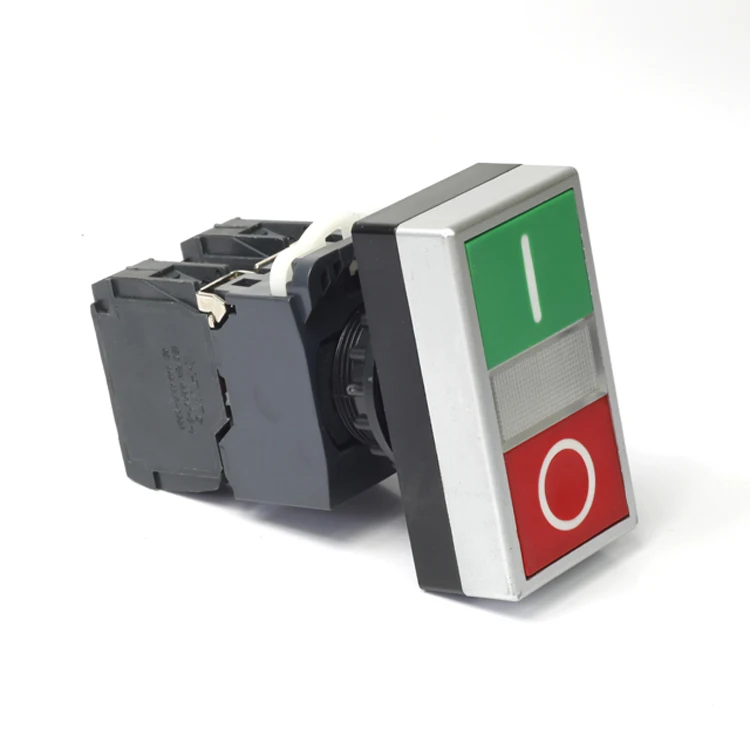 New  self-locking  double-head push button switch  with LED lamp for quick-connect