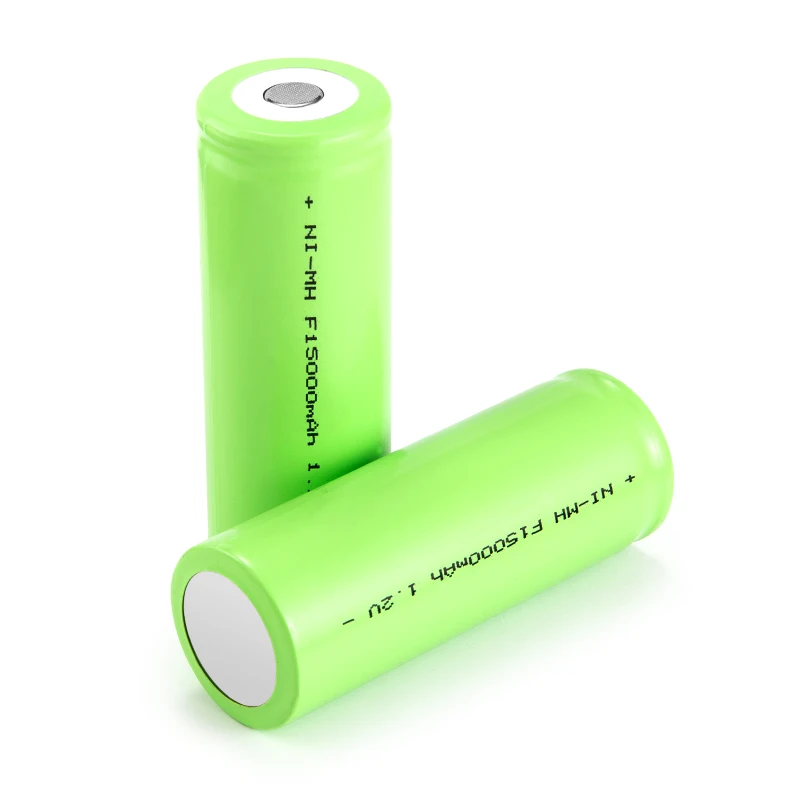 Wholesale Ni-MH F size cylindrical 15000mAh rechargeable batteries 1.2v nimh battery