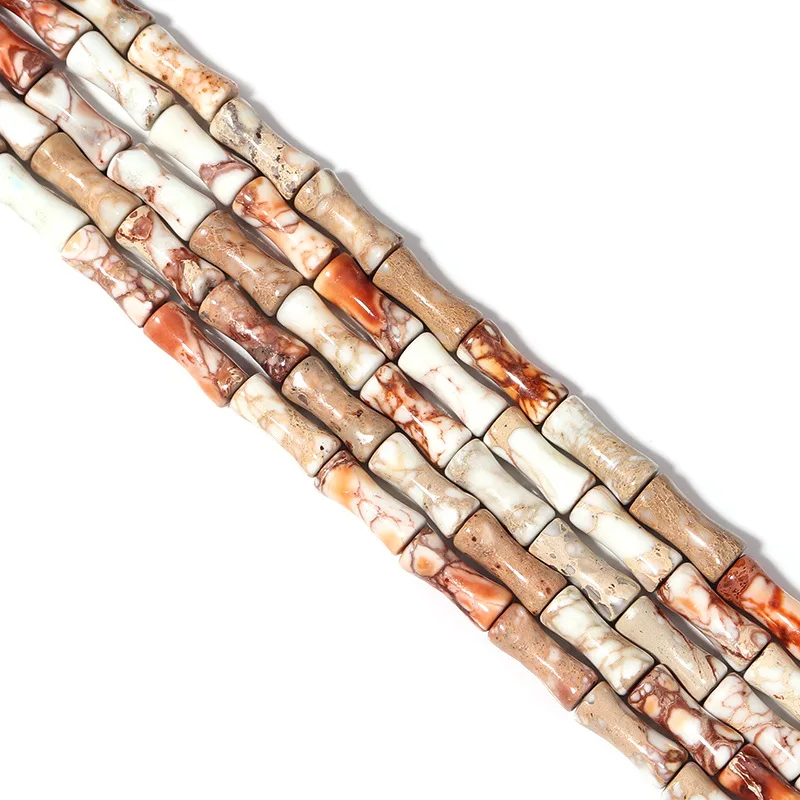 5x12mm Natural Dark Green Jasper Stone Beads Gemstone Tube Beads For Necklace Bracelets Jewelry Making (AB2040)