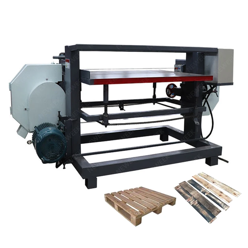 NEWEEK 7.5kw tray pallet recycling machines band saw dismantler band saw pallet disassembly machine