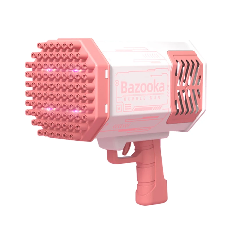Summer Outdoor Toys Selling Rocket Gatling 88 Holes Bubble Machine Super Multi Bubble Automatic Bazooka Bubble Guns