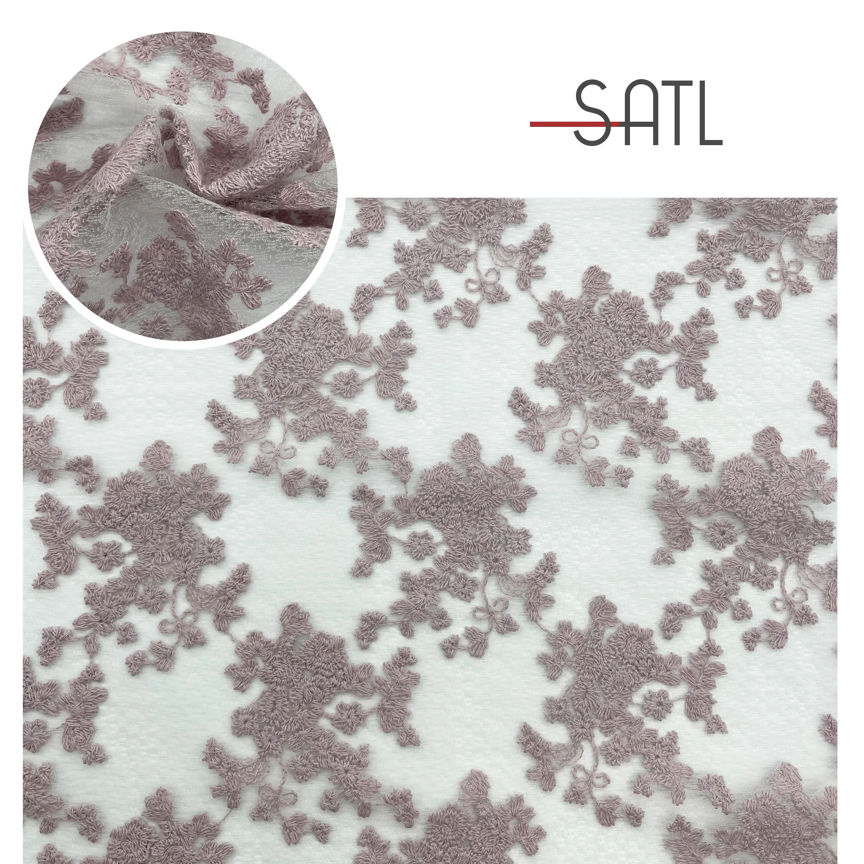 Cheap Wholesale Knieede Bridal Lace Fabric Dubai Voile Fabric Dress Wedding Clothes Flower Design Decorated