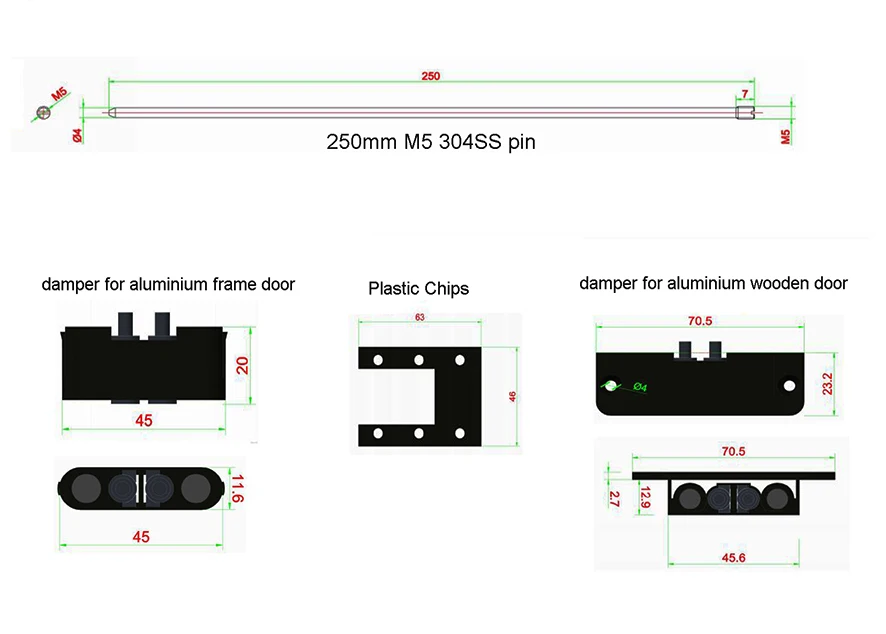 SAH3 270 degree wardrobe glass door soft closing hinge