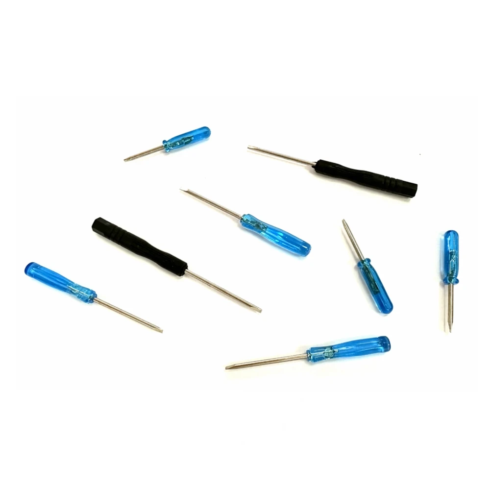 Stock flat screwdriver Mini Pocket Plastic Small Promotional Phillip Screwdriver
