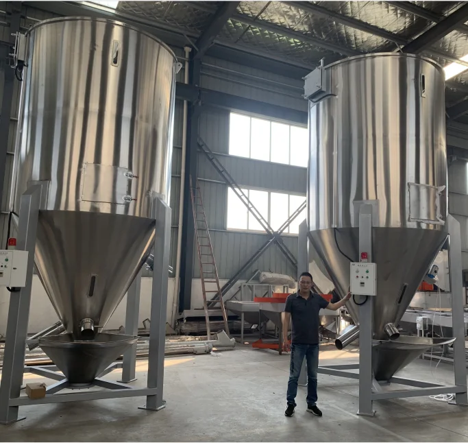 Flexible Operation Plastic Color Mixer Plastic Resin Color Mixer With Heater