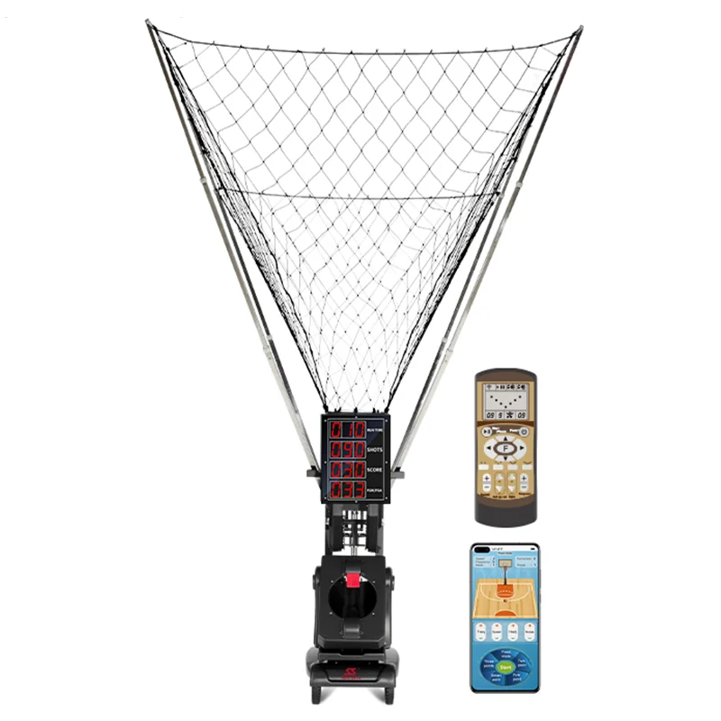 Wholesale Intelligent Basketball Equipment Basketball Shooting Return Machine Smart Phone App Control K2100A