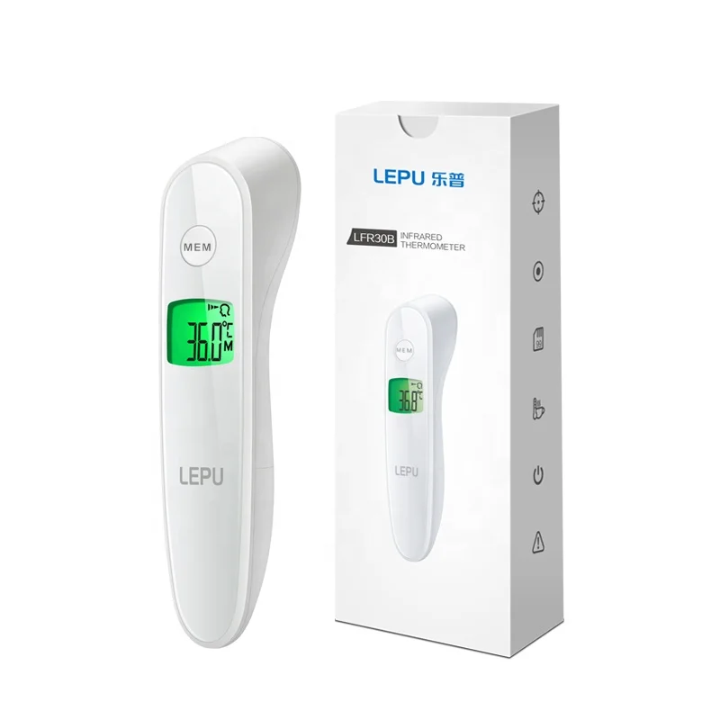 Lepu Electronic Laser Ear Body Forehead Household Ir Non Contact  Fever Thermometer Infrared Baby Thermometer Gun For Medical