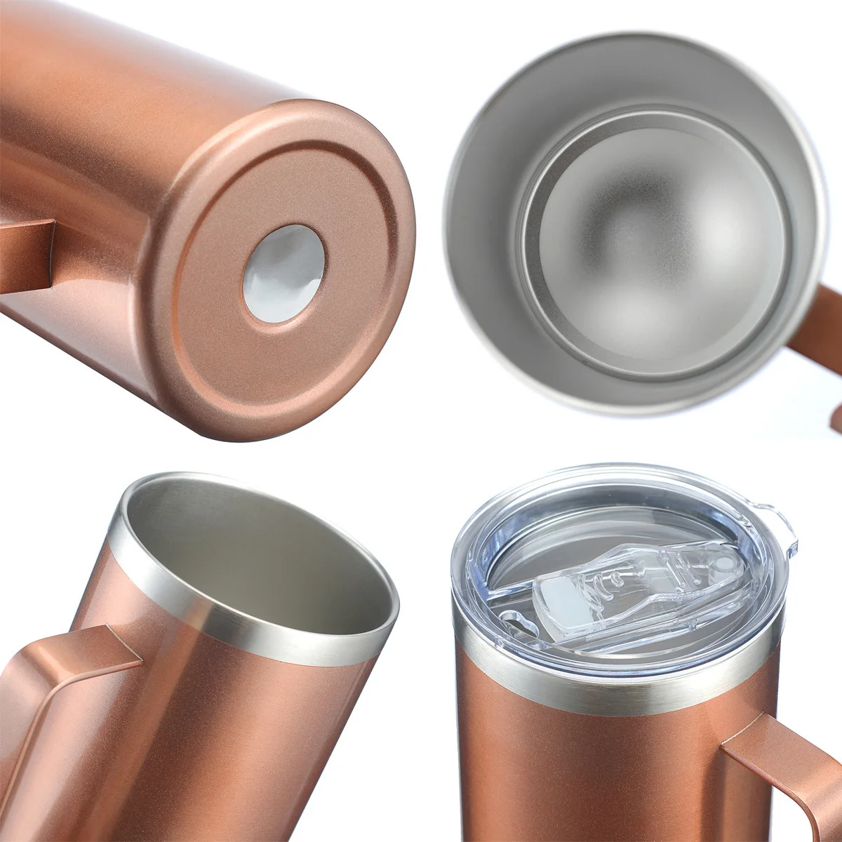 Big volume 304 stainless steel coffee cup colorful metal beer drinking cups mug 24oz insulated car cup 700ml