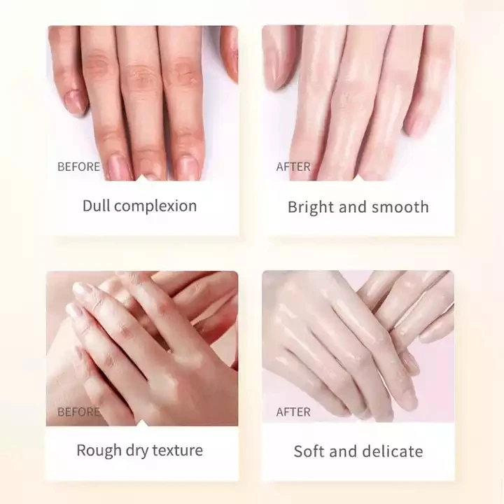 Private label in stock hand Glove 36g deep moisturizing exfoliating hand care mask nourishing whitening Hand Mask