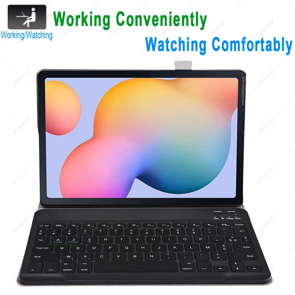 For Samsung Tab S4 S5E 10.5 S6 AZERT Keyboard for Samsung Tab S7 11 French Keyboard for Samsung Tab S6 Lite 10.4 AZERTY Keyboard