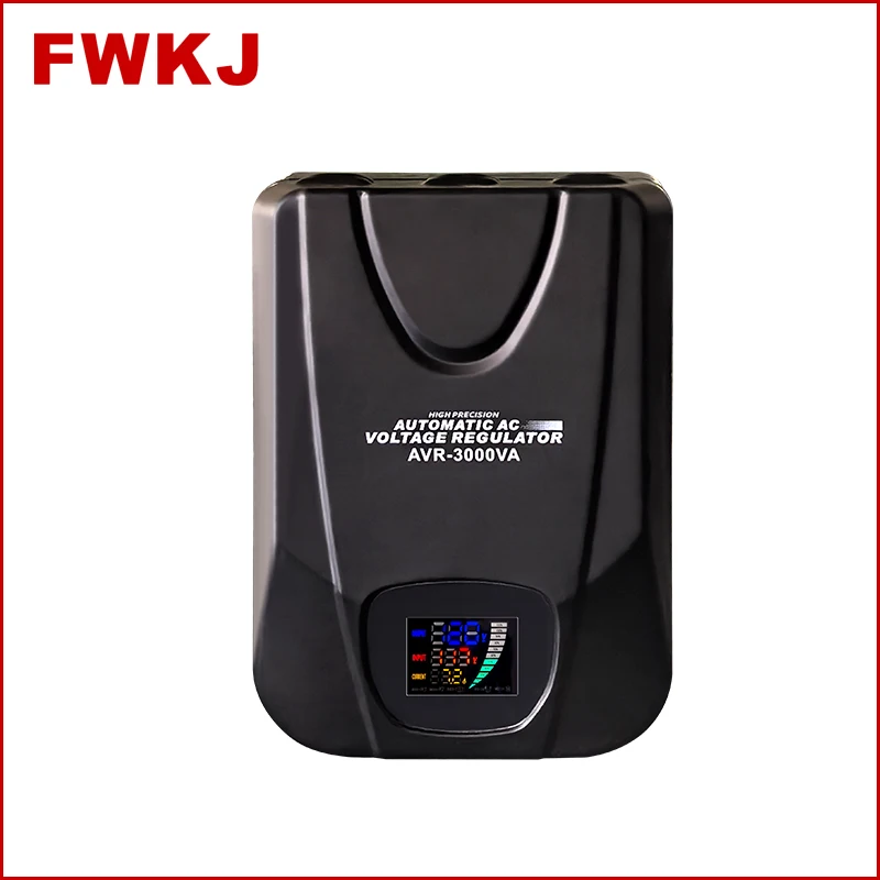 AVR 3000VA single phase Wall mounted ac auto stabilizer voltage regulator  for air conditioner and washing machine