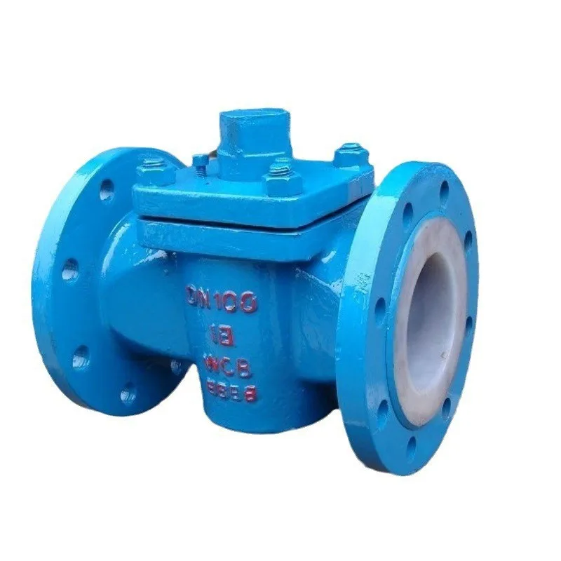 High Pressure And High Temperature Plug Valve X43F46-10C DN50 Flange Plug Valve SS304 Factory Direct Manual Plug Valve For Sale