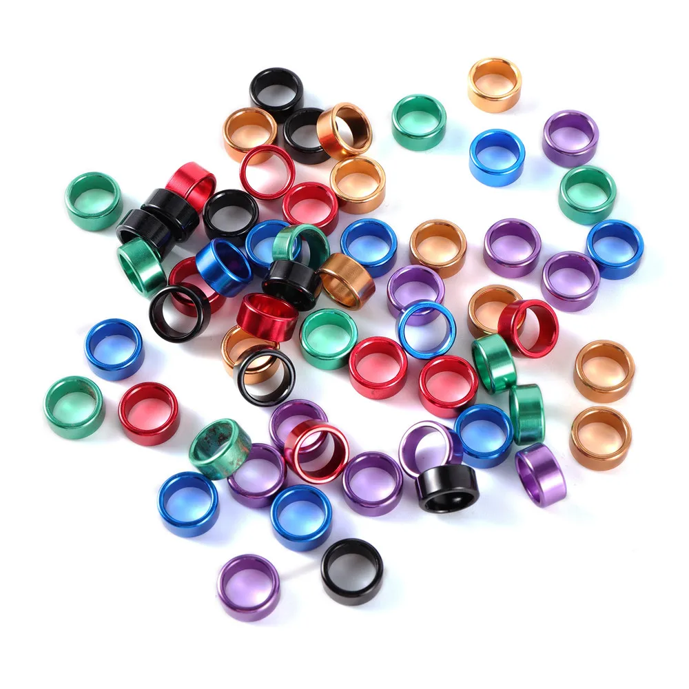 6 Colors Birds Feet Rings Inner Diameter 8 10mm Width 6mm Pigeon Quail Foot Ring Bird Ring Leg Band