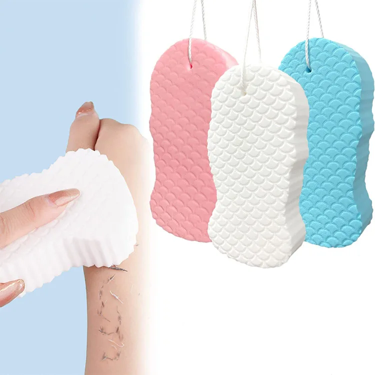Exfoliating Anti-scratch Sponge Shower Painless Scrub Adult Baby Body Bath Dead Skin Remover Super Soft Exfoliating Bath Sponge