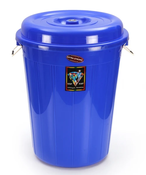 
Big size high quality heavy duty 80 liters plastic bucket / barrel / drum with Lid for liquid / oil/ grease storage 