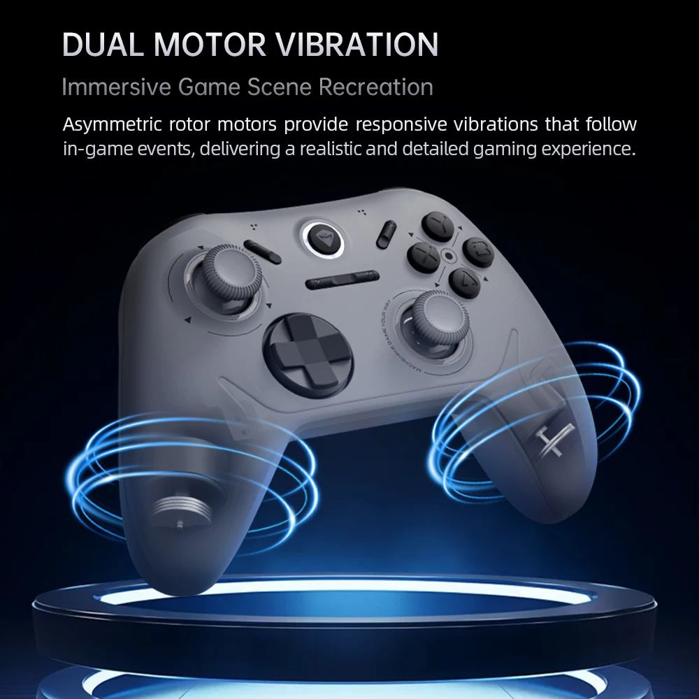 MACHENIKE G1 Wireless Gaming Controller with 1K Polling Rate Hall Effect Trigger Joystick For Nintendo Switch PC iOS Android