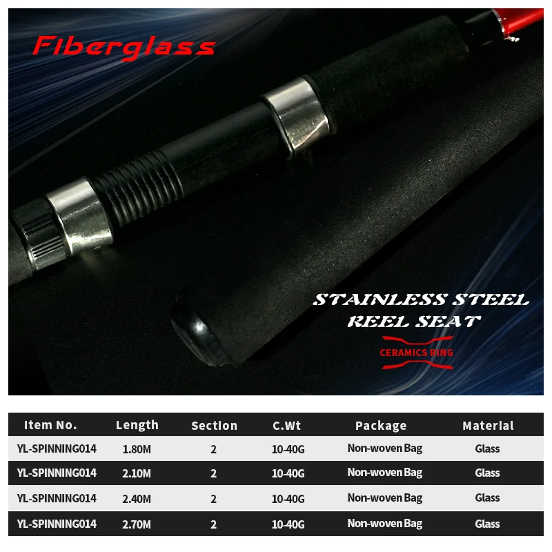 OEM/ODM 1.8-2.7M professional sea fishing rods Lure Killer Spinning Rods fishing rods For Reservoir Pond