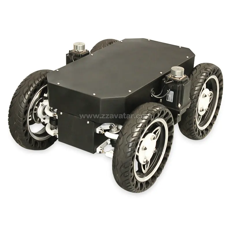 100kg Loading Wheeled Tracked Mobile Robot Chassis Car with Remote Control