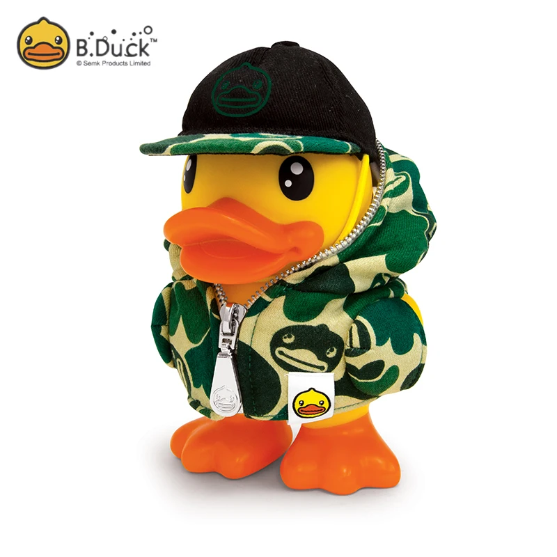 New Design Popular Cool Plush Clothes Duck Piggy Bank For Gift