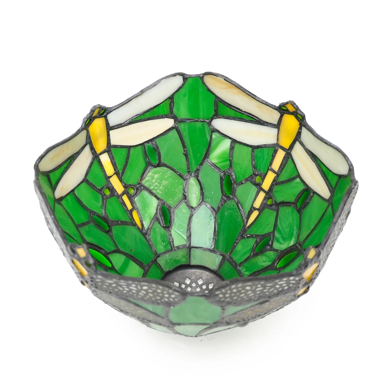 Лучшее качество сменный абажур в стиле Тиффани 8-дюймовый небольшой витражный только для настольных ламп
