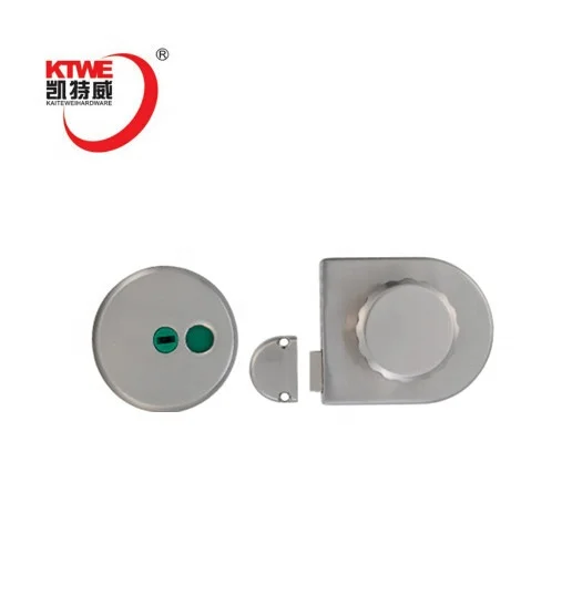 Hardware Lock Zinc Alloy Toilet Cubicle Accessories Toilet Lock with Indicator