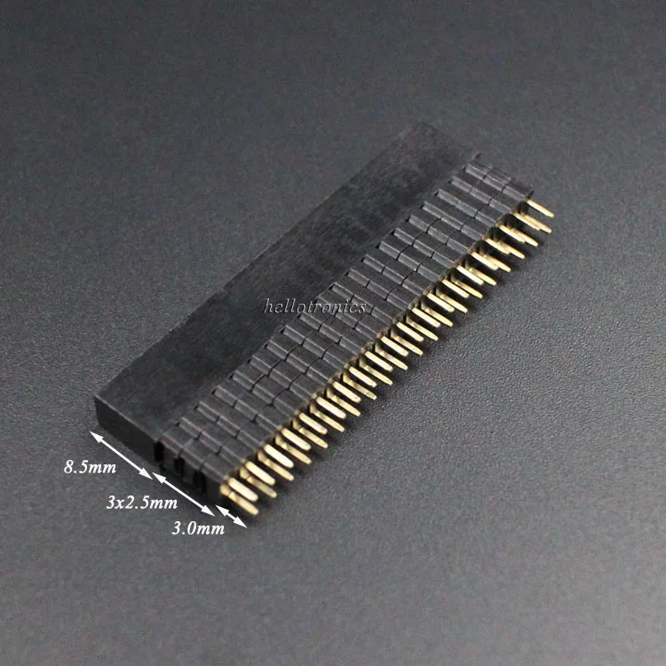 Stacking Header for Raspberry Pi A+ B+ Pi 2 - 2x20 Extra Tall Stackable Header 2 Spacers Female Header