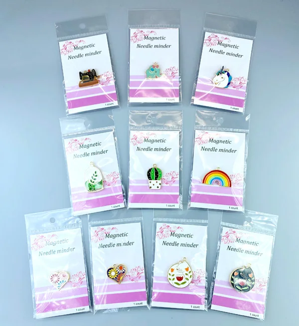 High quality Double magnets needle minder  Enamel Pin Holder
