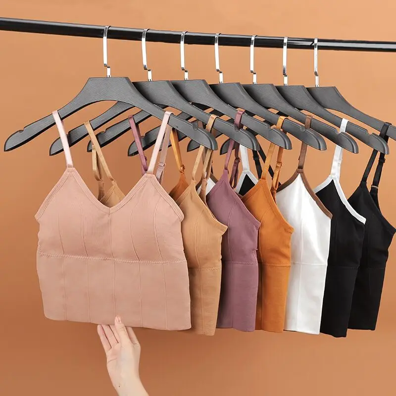 
Women Crop Top Daisy Pattern Bra Sports Fashion Street Top U-shaped Back Bra Tube Top 