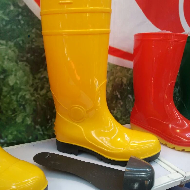 Водонепроницаемые резиновые сапоги оптовая продажа стальные защитные из ПВХ для