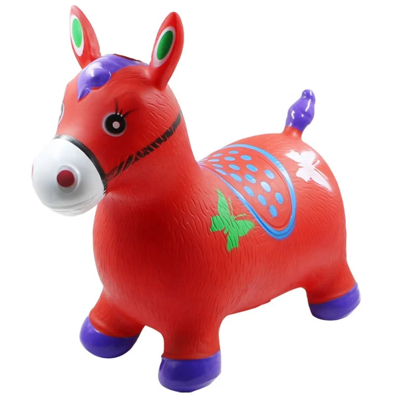 Детские надувные игрушки на заказ, детские игрушки-животные для верховой езды, лошадь пони