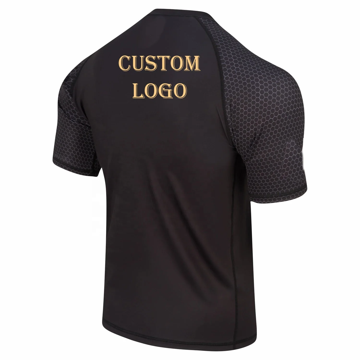 Sun protective surfing shirt short sleeve UPF 50 men rash guards shirt uv rashguard shirts beach wetsuit rashies