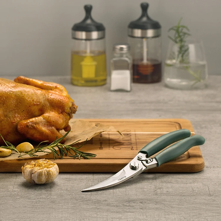 Heavy Duty kitchen scissors Poultry Shears For Bone, Chicken, Meat, Fish, Seafood, Vegetables.