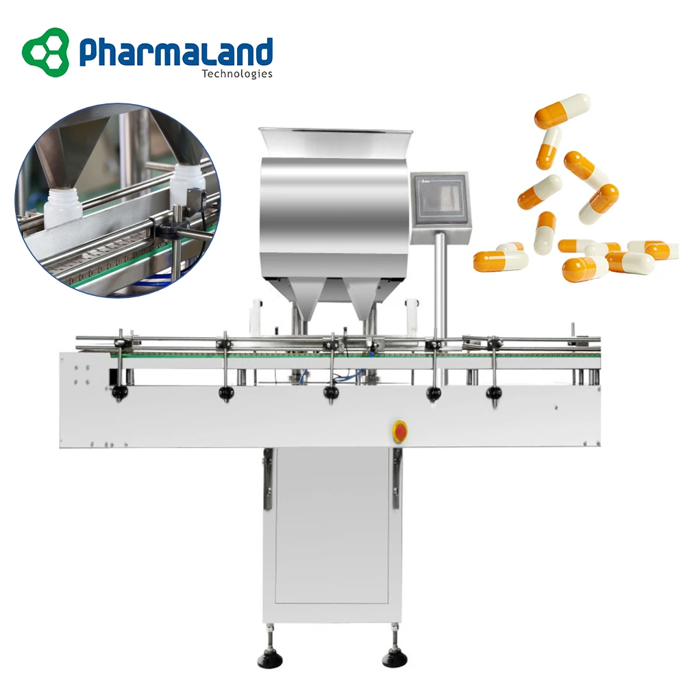 PPL-16S 16 Channel Pharmaceutical Pill Capsule Tablet Counting And Bottle Filling Machine