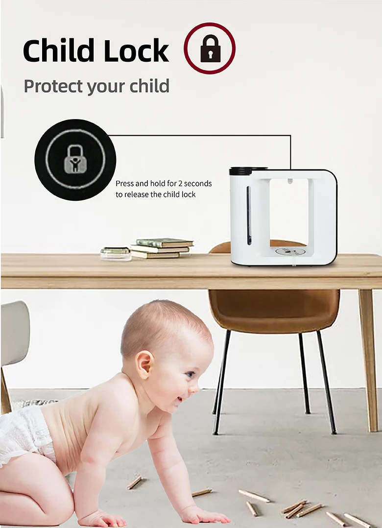 Filterpur new design factory price water dispenser desktop instant hot water heater