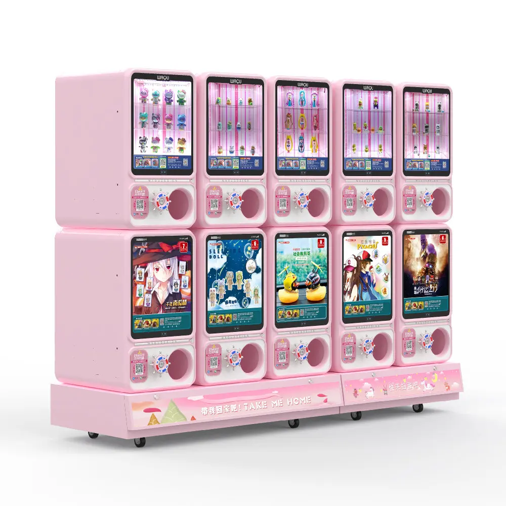 Игрушечный автомат Gachapon с монетами и жетонами