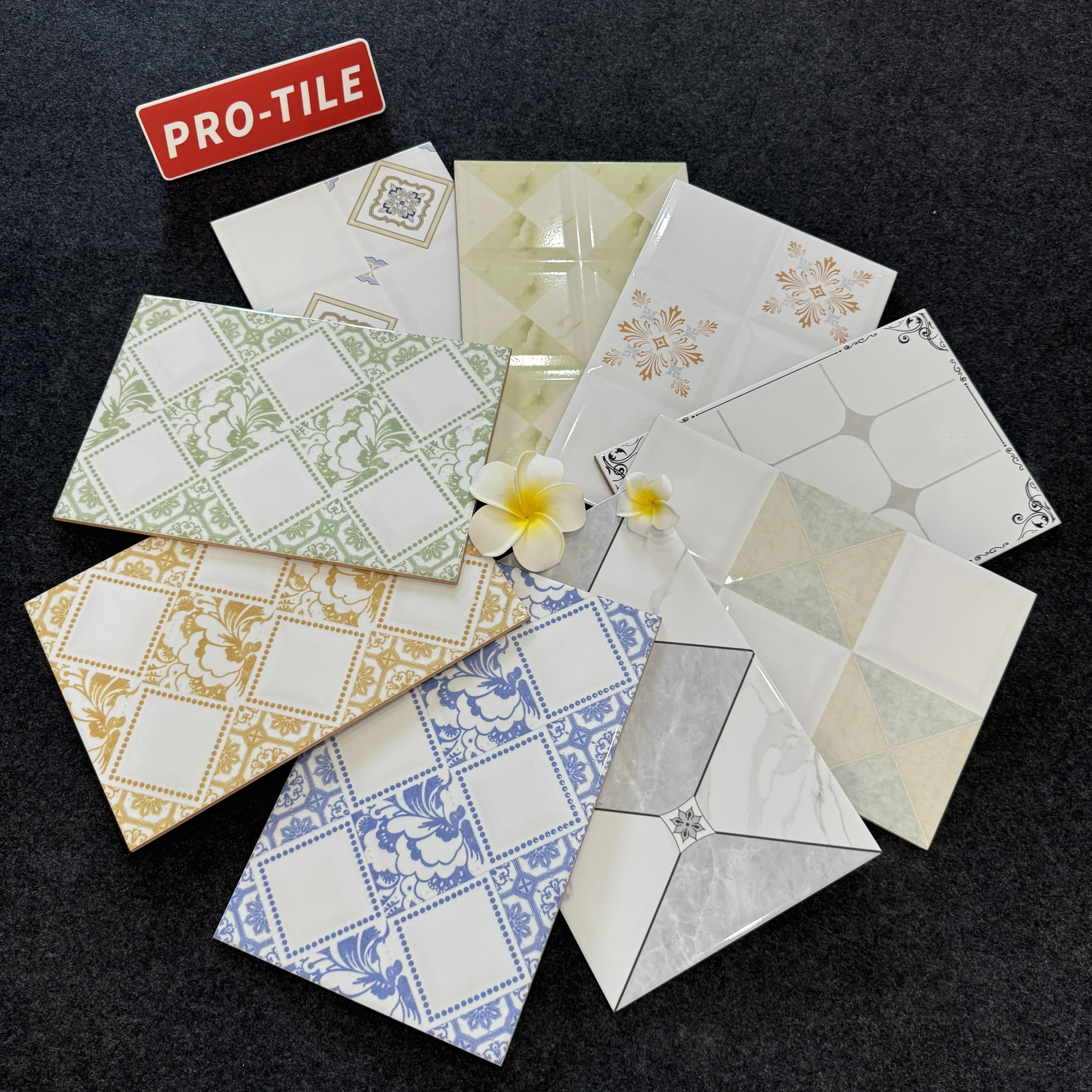 Manufacturer 20x30cm 12x8 Modern  Ceramic Digital  Bathroom Wall Tiles In Cheap Price