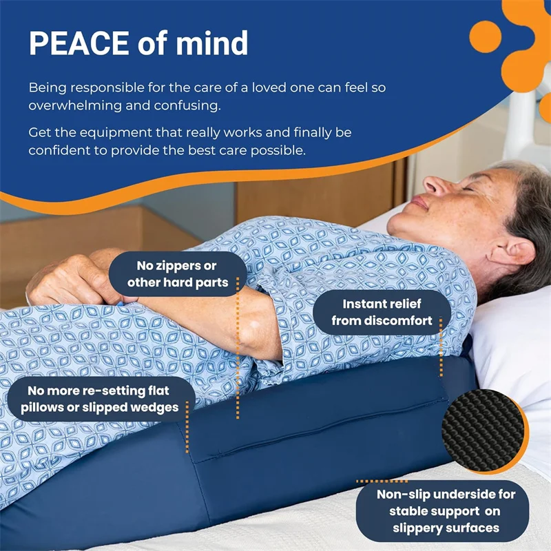 After Surgery Back Pain Relief Knees Elevated Bed Wedges Body Positioning Pillows for Elderly Bed Sores
