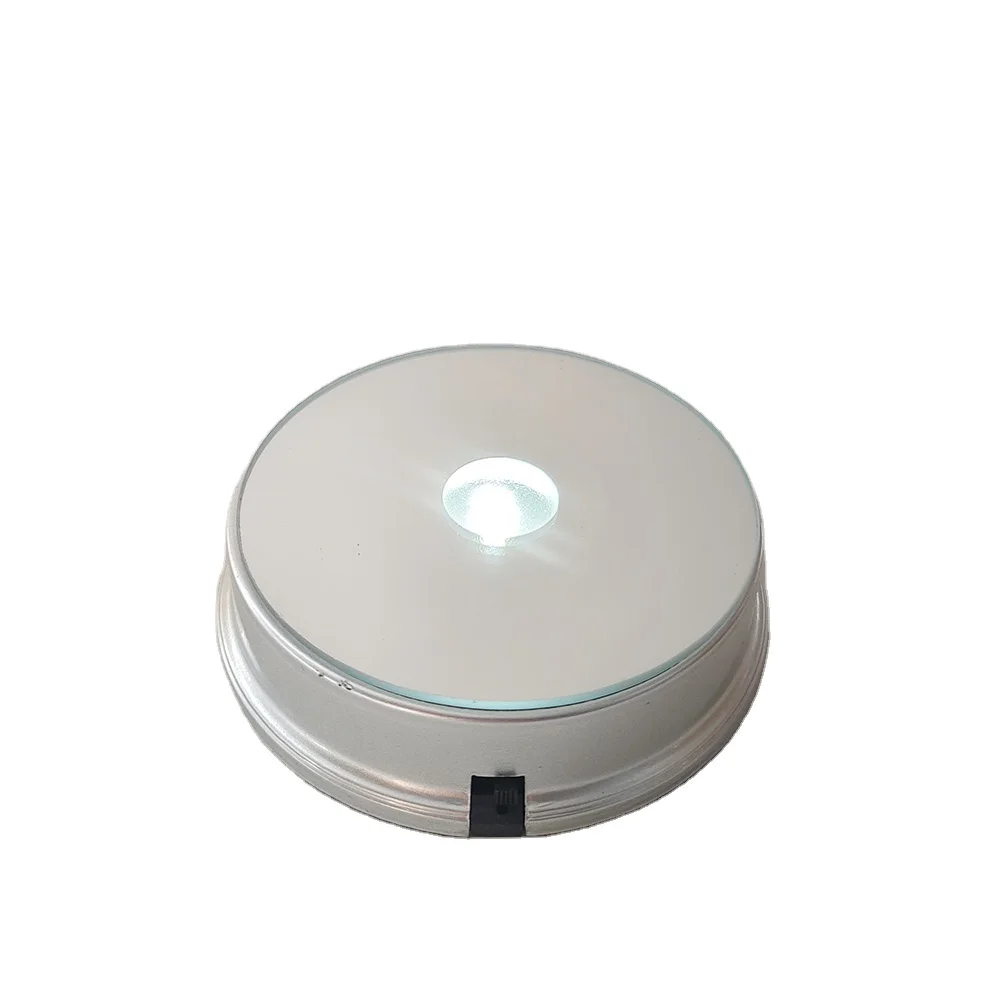 Белая светодиодная подставка с питанием от аккумулятора