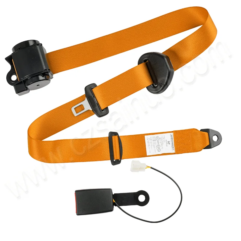 Volvo & Accord Auto Car Safety Belt with Retractable 3-Point Steel & Polyester Electrical Auto Car Buckle Seatbelt