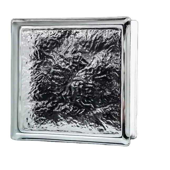 Cloudy Clear Decorative Glass Block for Bathroom Window and Partition Wall with Best Price From China