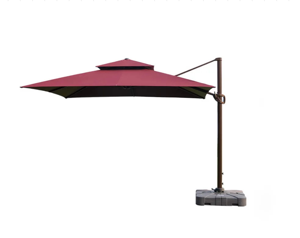 Durable Beach Umbrella Synthetic Thatch Umbrella Black Yellow Green Fire Wood Anti Outdoor Furniture Color Fireproof Feature GUA