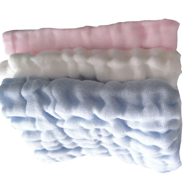 muslin organic bamboo baby towel wash cloth
