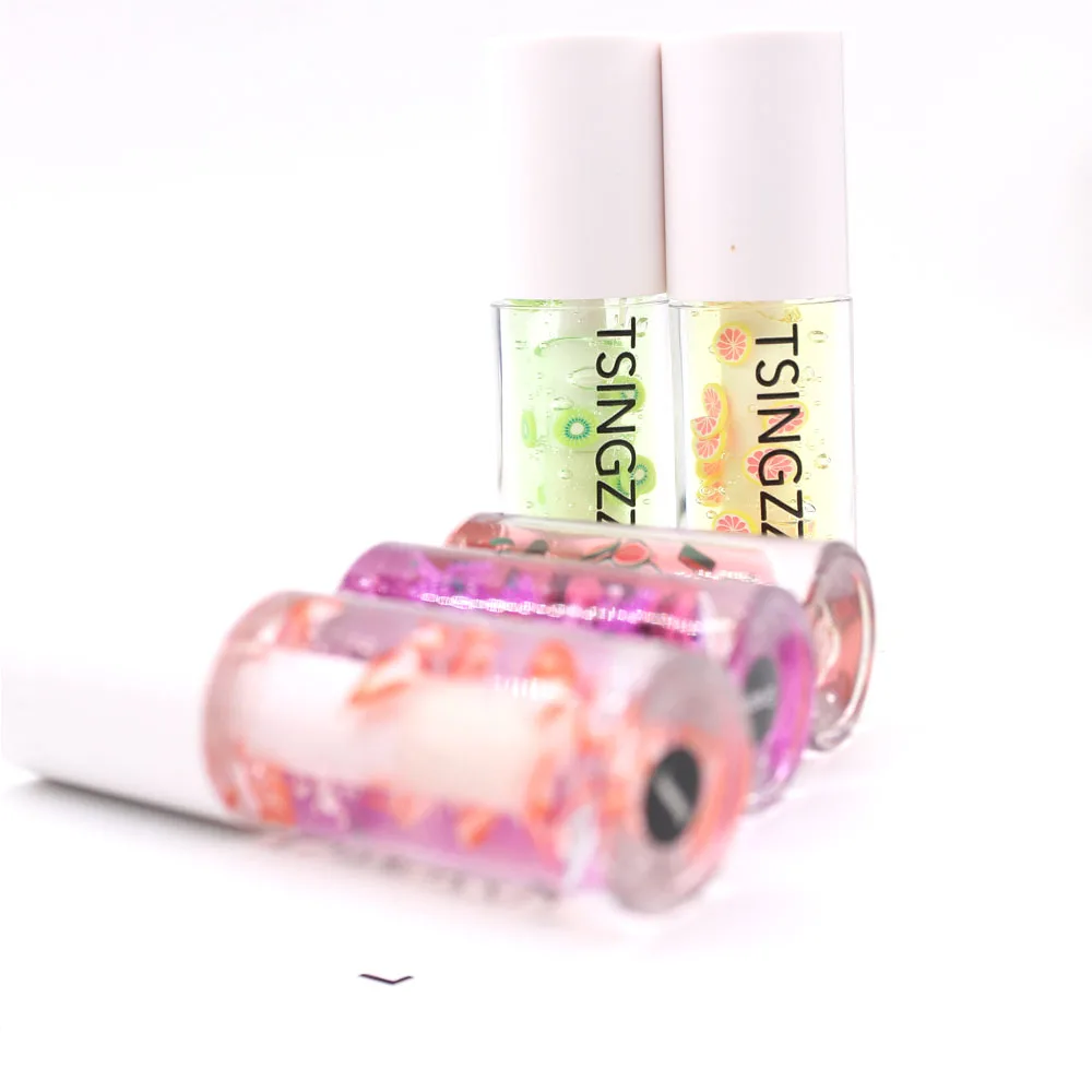 Private logo custom-made fruit transparent lip oil lip gloss moisturizing