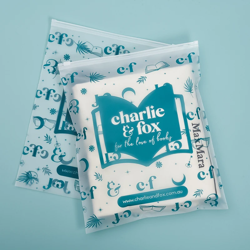 Custom Small Package Design Frosted Pe Zip Lock Bags Poly Plastic Zipper Bag For Clothing Packaging