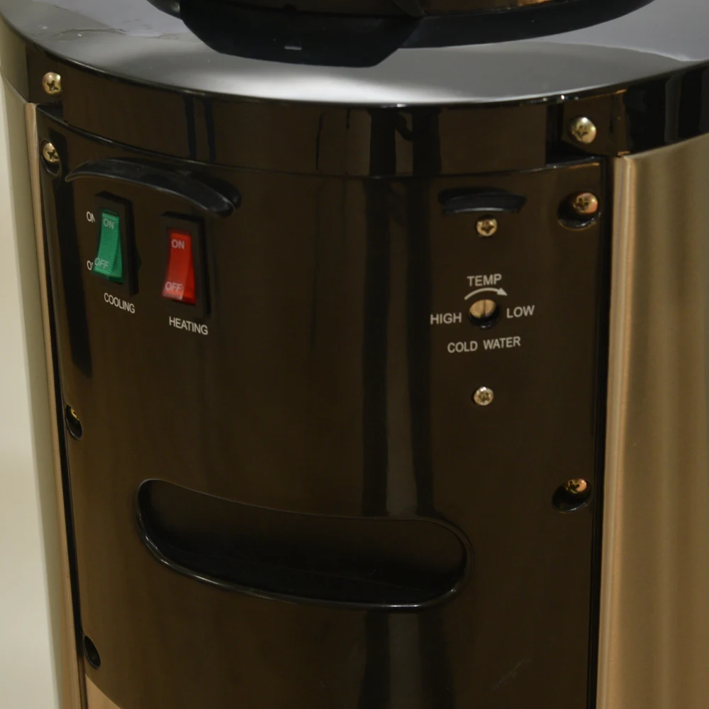 Small bar filtration cold hot water dispenser stainless steel vertical water dispenser