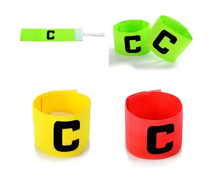 Custom Flexible Football Soccer Captain Armband for Adult and Youth C Standard Captain Arm Band Soccer