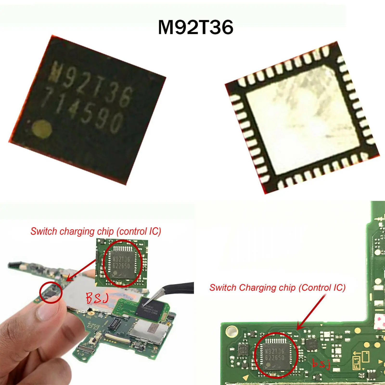 M92T36 оригинальный новый для Nintendo переключатель IC чип запасные части BQ24193
