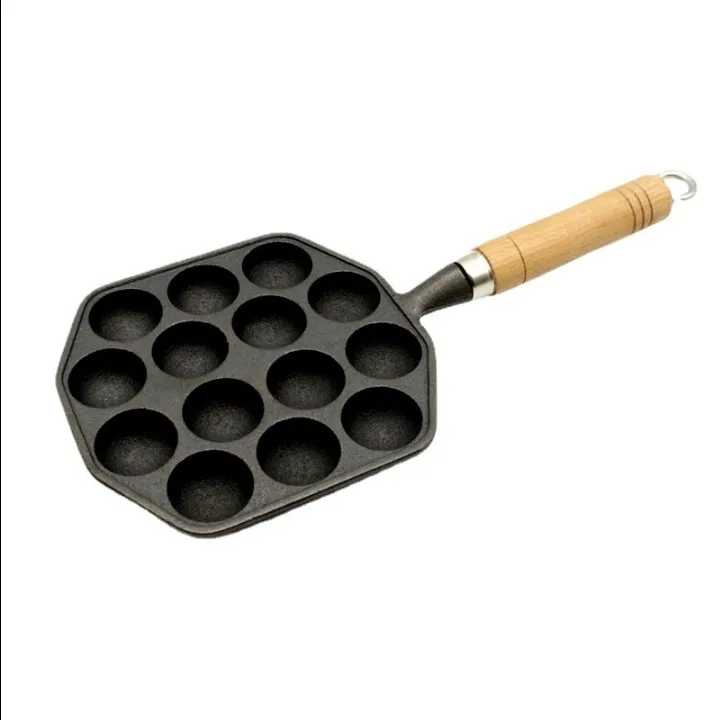 cast iron grill round flat pan
