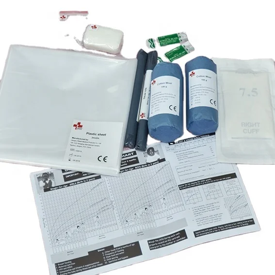 
Disposable cleaning delivery kit for medical supplies 