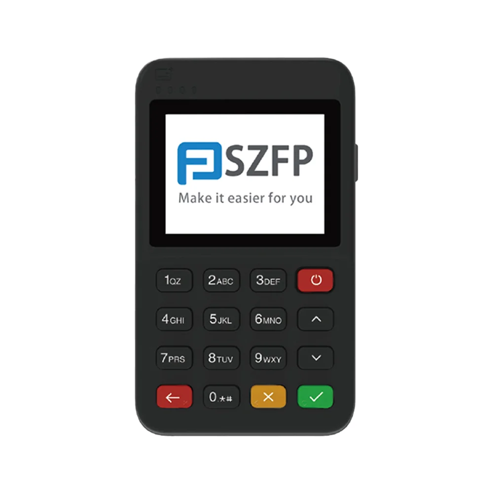 FP9312 Mini MPOS Terminal Pos Machine for sale 2.4 inch color Display with Card Reader